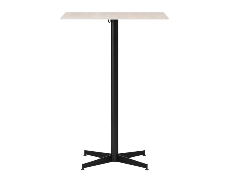 Nook Bar Table - Audo Copenhagen Tables + Desks - Ø24 in - Olive - Estremoz Marble - HORNE