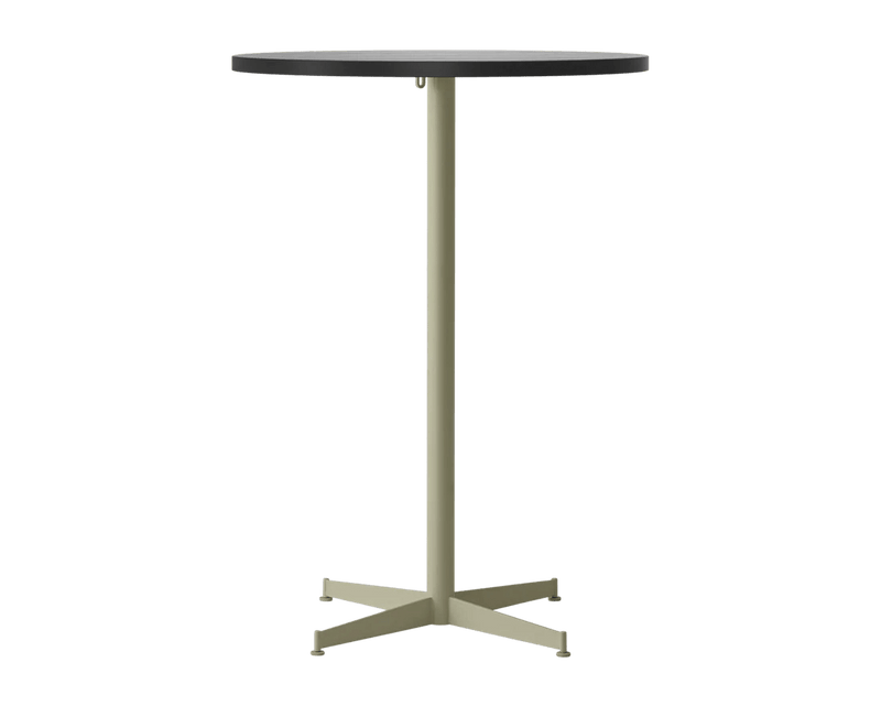 Nook Bar Table - Audo Copenhagen Tables + Desks - Ø24 in - Olive - Estremoz Marble - HORNE