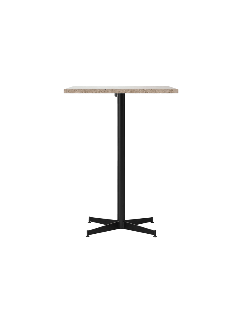 Nook Counter Table - Audo Copenhagen Tables + Desks - Ø24 in - Olive - Estremoz Marble - HORNE