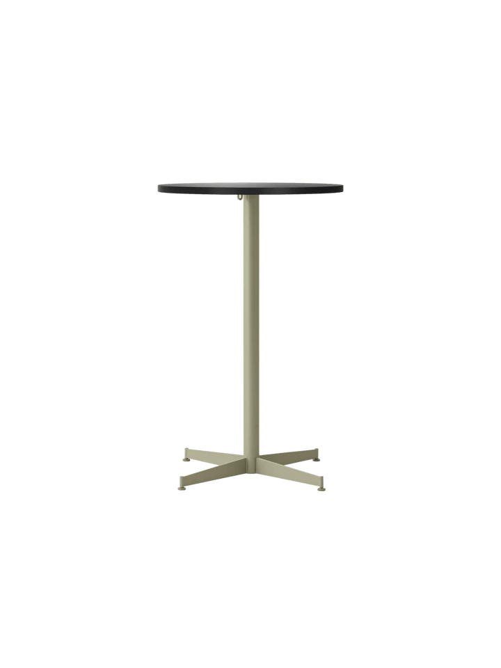 Nook Counter Table - Audo Copenhagen Tables + Desks - Ø24 in - Olive - Black Oak - HORNE