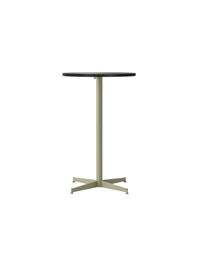 Nook Counter Table - Audo Copenhagen Tables + Desks - Ø24 in - Olive - Estremoz Marble - HORNE