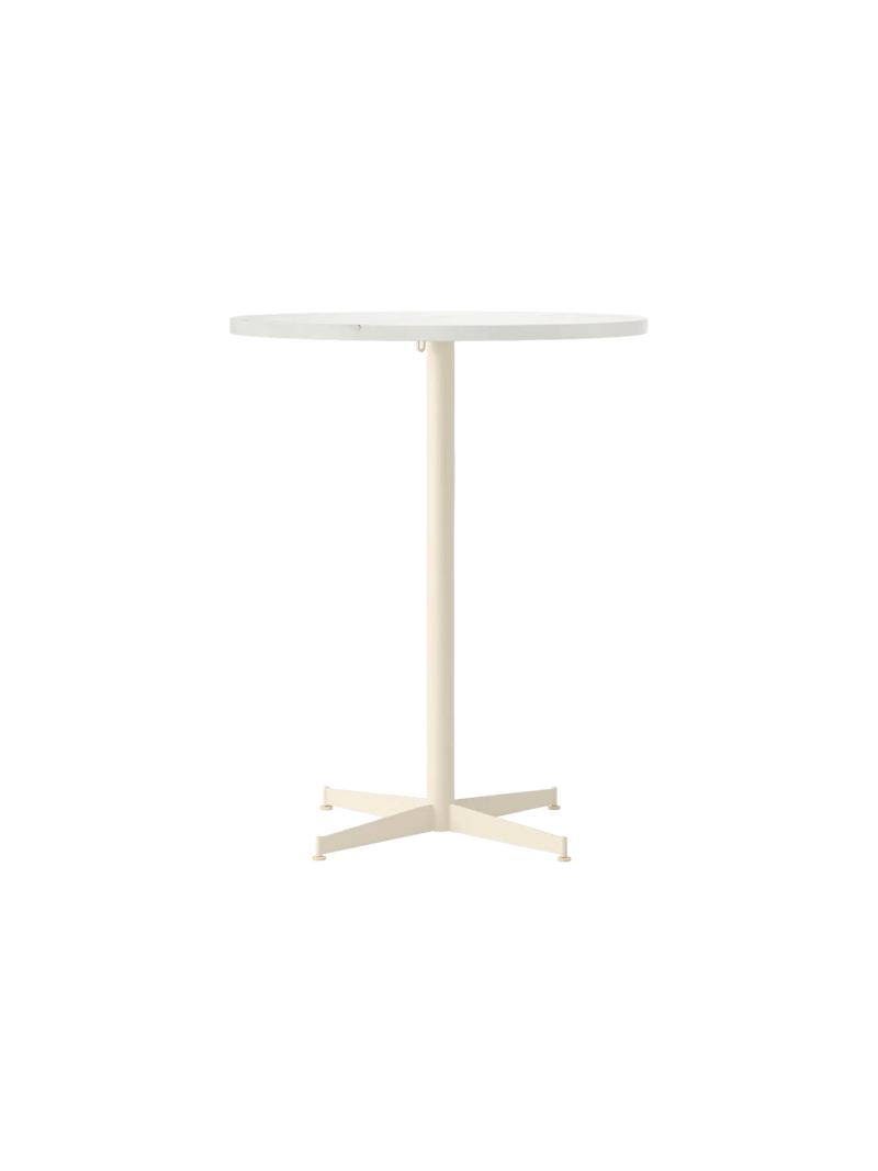 Nook Counter Table - Audo Copenhagen Tables + Desks - Ø24 in - Olive - Estremoz Marble - HORNE