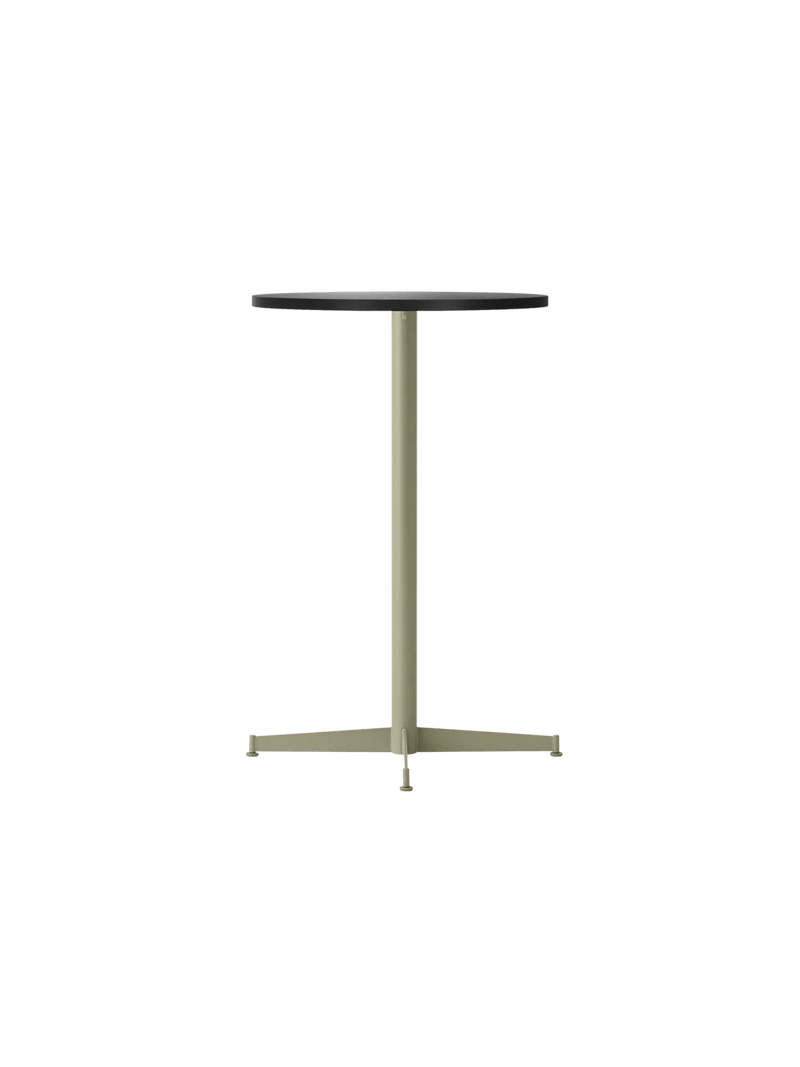 Nook Counter Table - Audo Copenhagen Tables + Desks - Ø24 in - Olive - Estremoz Marble - HORNE