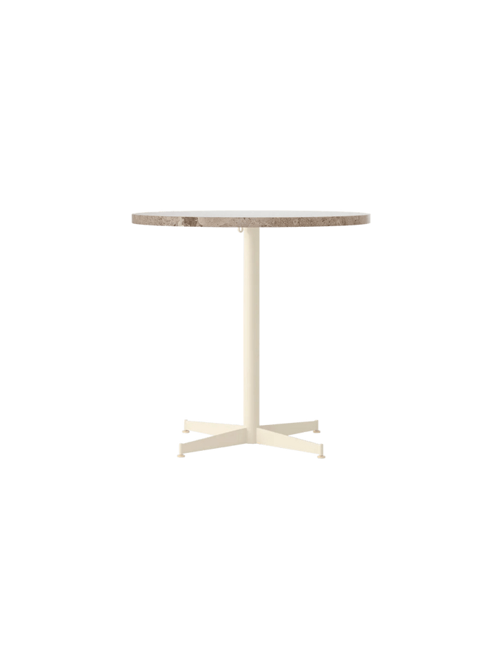 Nook Dining Table - Audo Copenhagen Tables + Desks - Ø32 in - Ivory - Kunis Breccia - HORNE