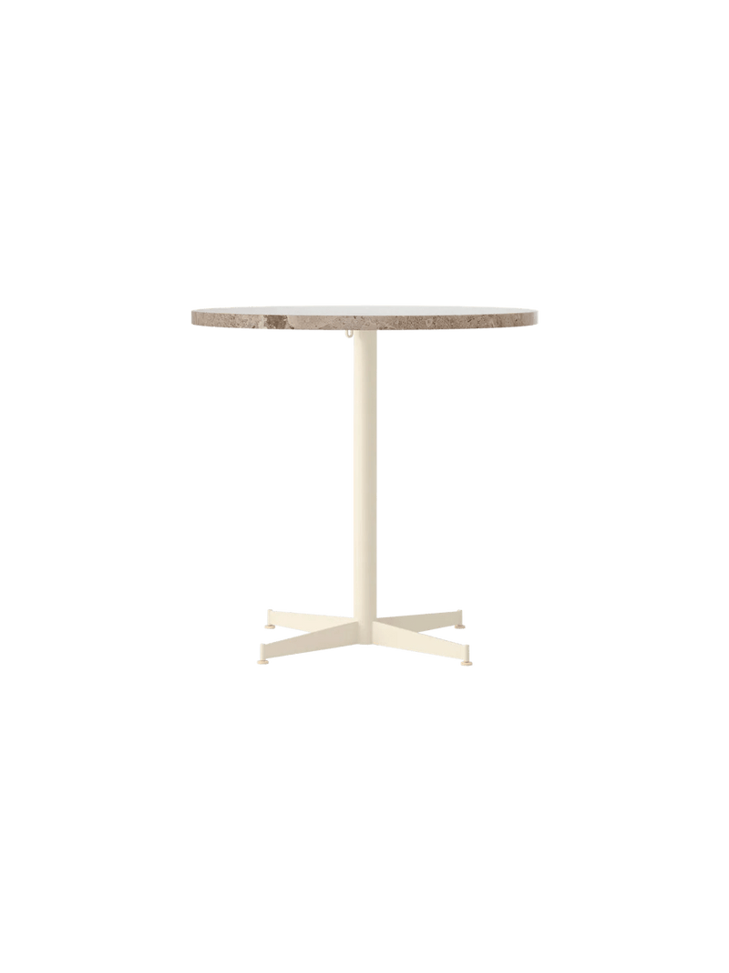 Nook Dining Table - Audo Copenhagen Tables + Desks - Ø24 in - Olive - Estremoz Marble - HORNE