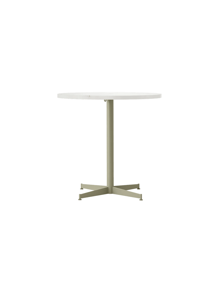 Nook Dining Table - Audo Copenhagen Tables + Desks - Ø32 in - Olive - Estremoz Marble - HORNE