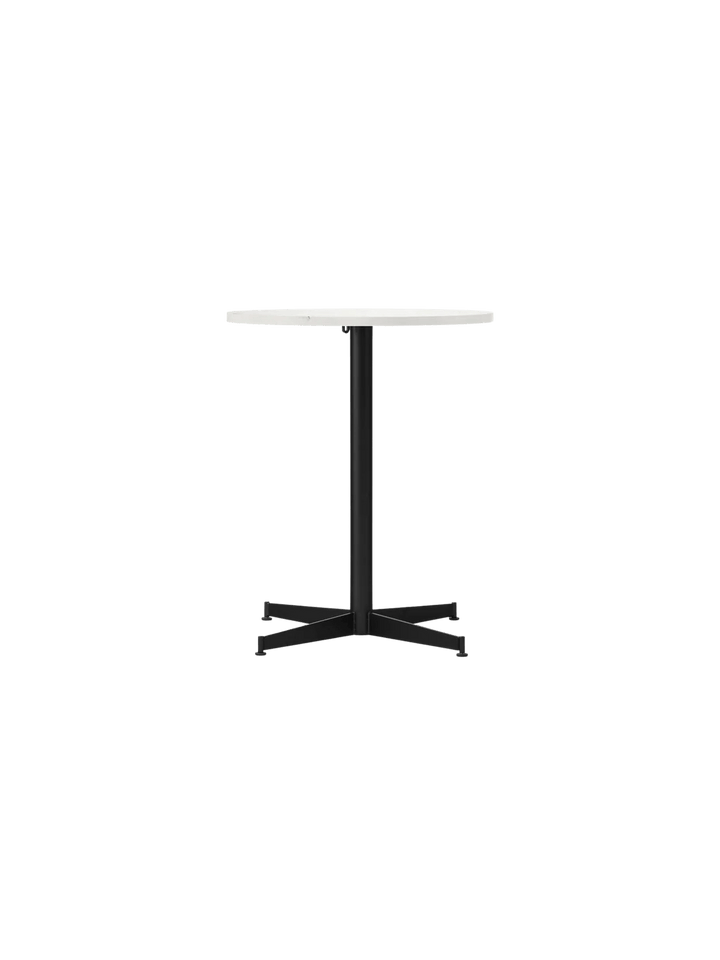 Nook Dining Table - Audo Copenhagen Tables + Desks - Ø24 in - Black - Estremoz Marble - HORNE