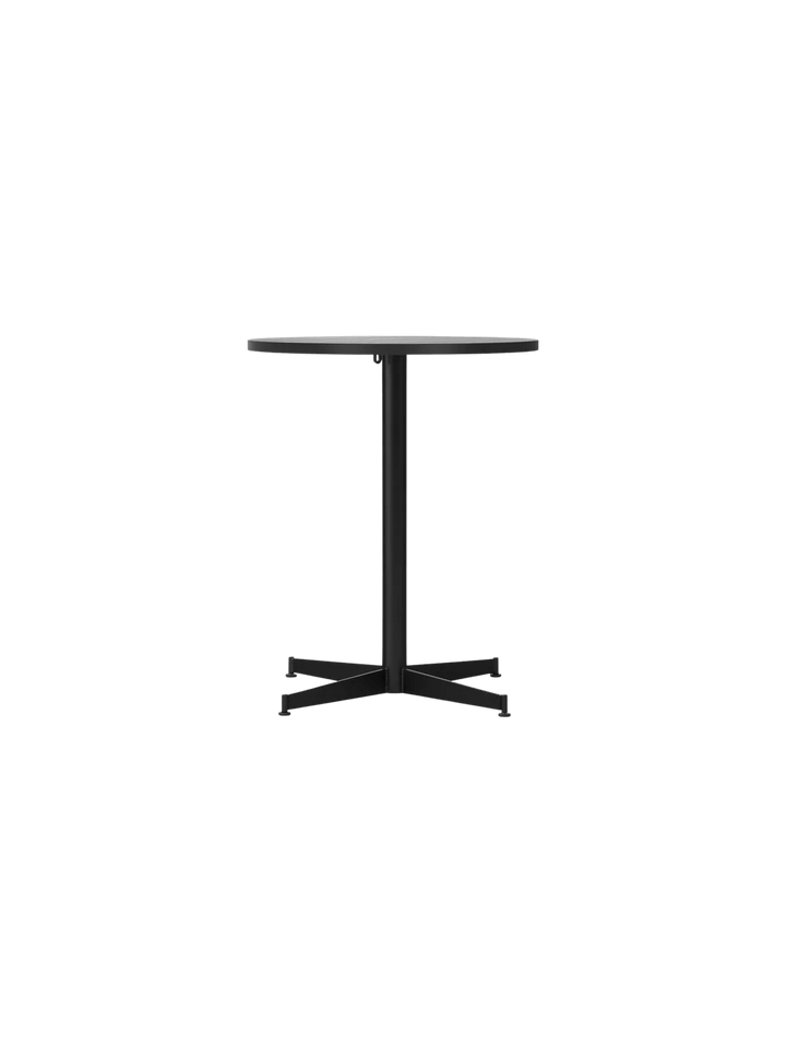 Nook Dining Table - Audo Copenhagen Tables + Desks - Ø24 in - Black - Black Oak - HORNE