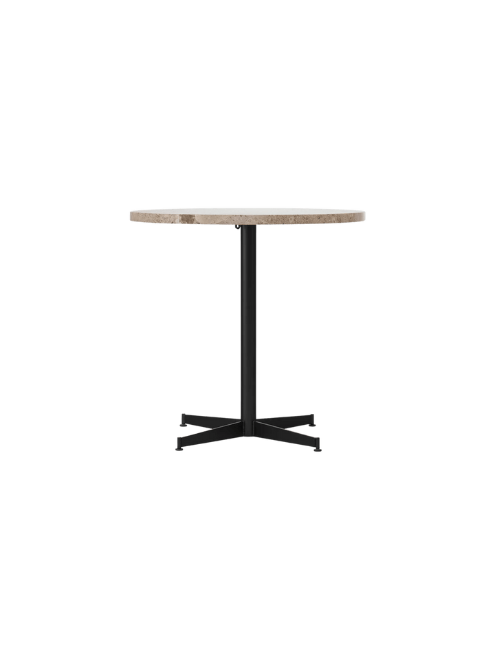 Nook Dining Table - Audo Copenhagen Tables + Desks - Ø32 in - Black - Kunis Breccia - HORNE