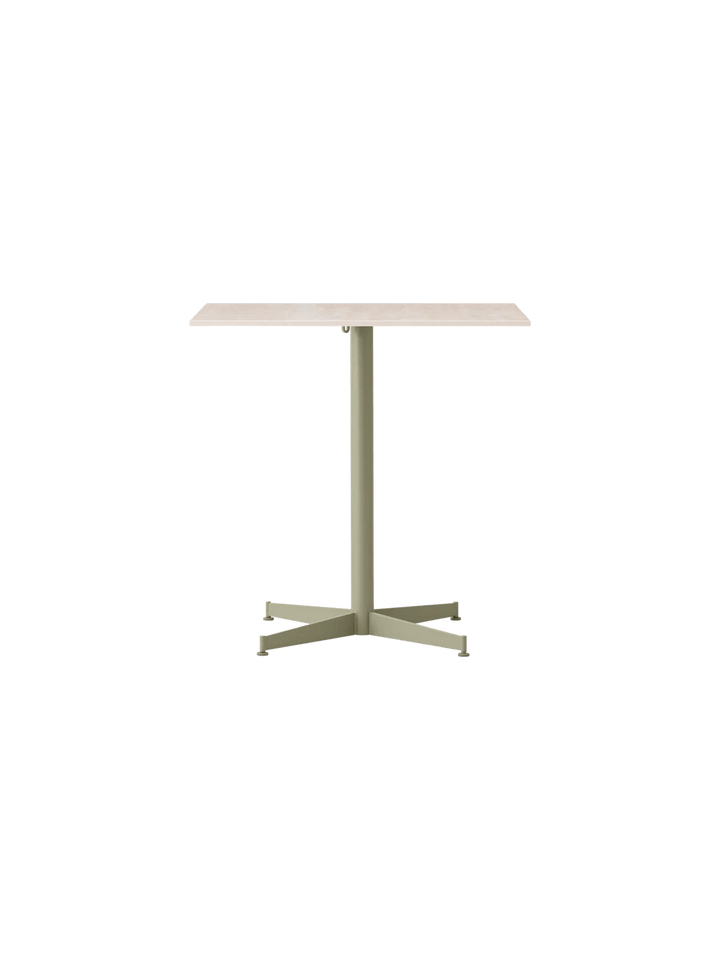 Nook Dining Table - Audo Copenhagen Tables + Desks - 28 x 24 in - Olive - Ceramic Sand - HORNE