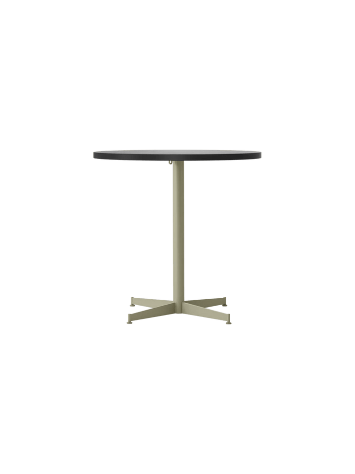 Nook Dining Table - Audo Copenhagen Tables + Desks - Ø32 in - Olive - Black Oak - HORNE