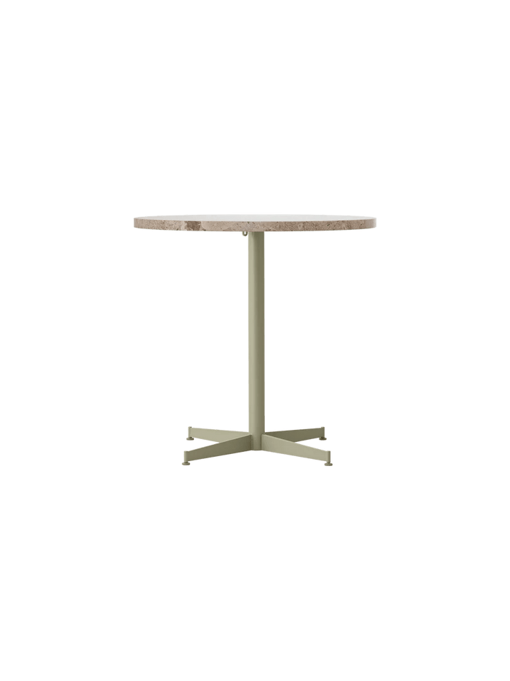 Nook Dining Table - Audo Copenhagen Tables + Desks - Ø32 in - Olive - Kunis Breccia - HORNE