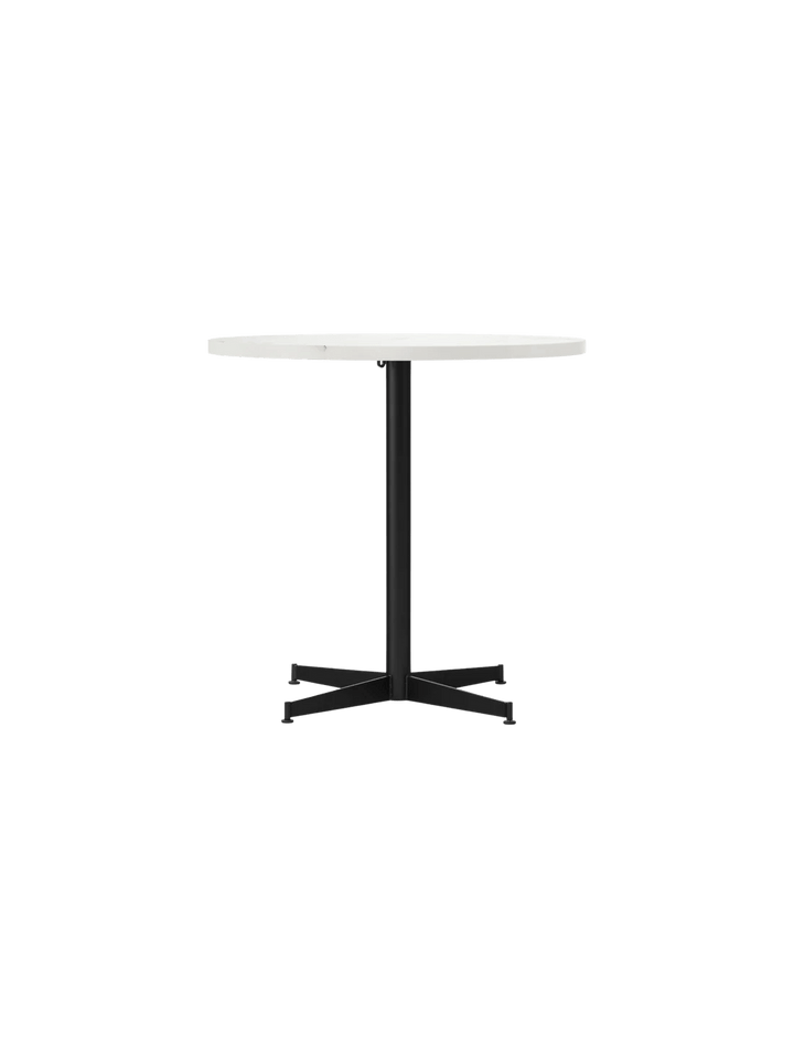 Nook Dining Table - Audo Copenhagen Tables + Desks - Ø32 in - Black - Estremoz Marble - HORNE