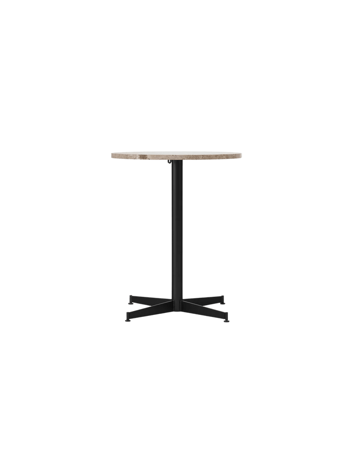 Nook Dining Table - Audo Copenhagen Tables + Desks - Ø24 in - Black - Kunis Breccia - HORNE