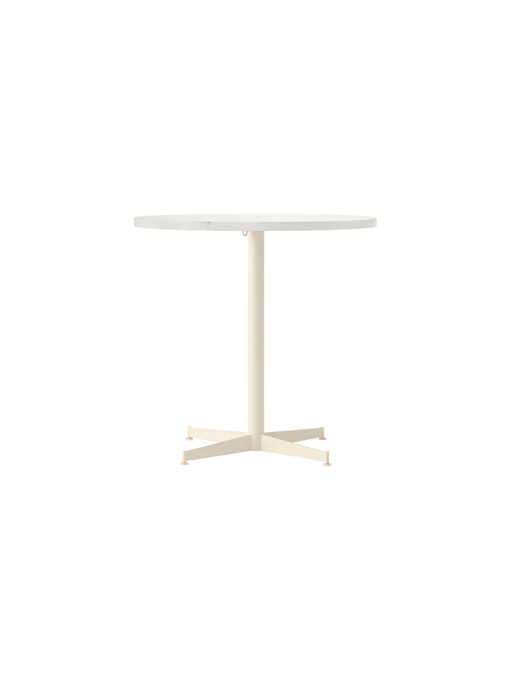 Nook Dining Table - Audo Copenhagen Tables + Desks - Ø32 in - Ivory - Estremoz Marble - HORNE