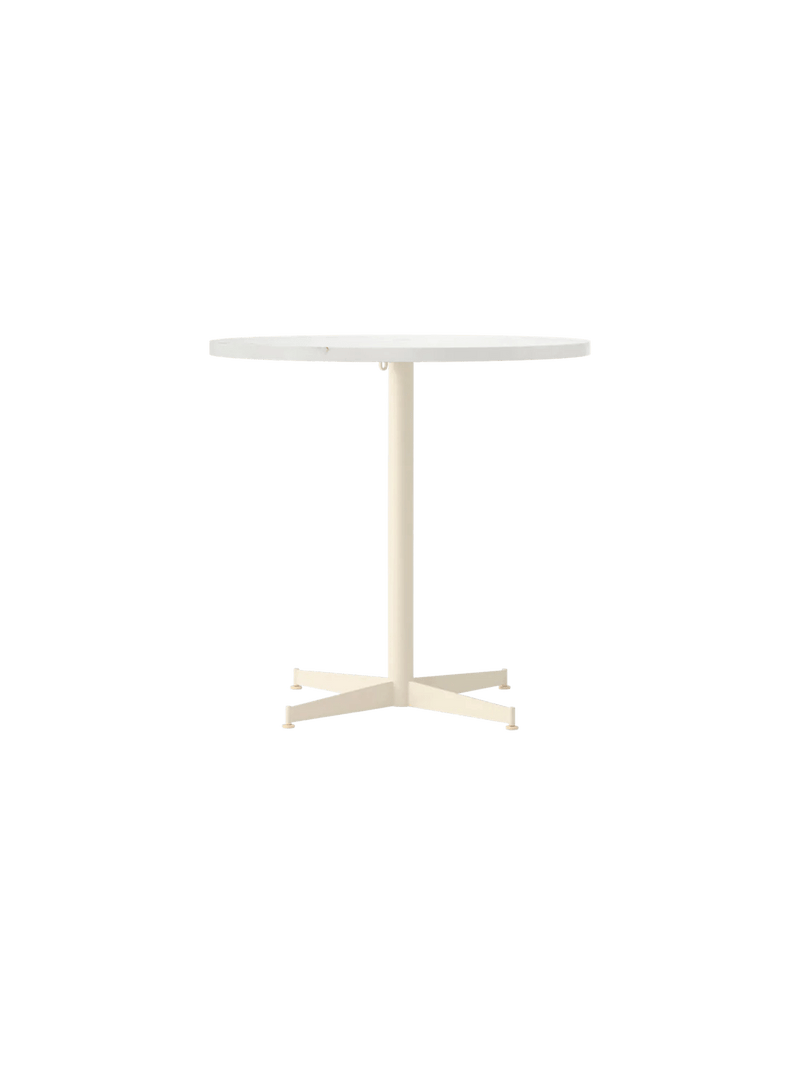 Nook Dining Table - Audo Copenhagen Tables + Desks - Ø24 in - Olive - Estremoz Marble - HORNE