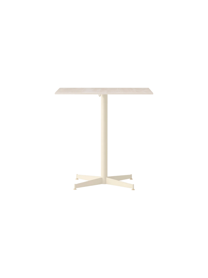 Nook Dining Table - Audo Copenhagen Tables + Desks - 28 x 24 in - Ivory - Ceramic Sand - HORNE
