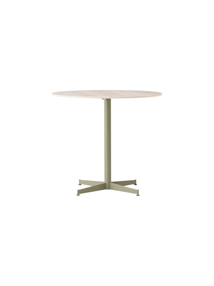 Nook Dining Table - Audo Copenhagen Tables + Desks - Ø32 in - Olive - Ceramic Sand - HORNE