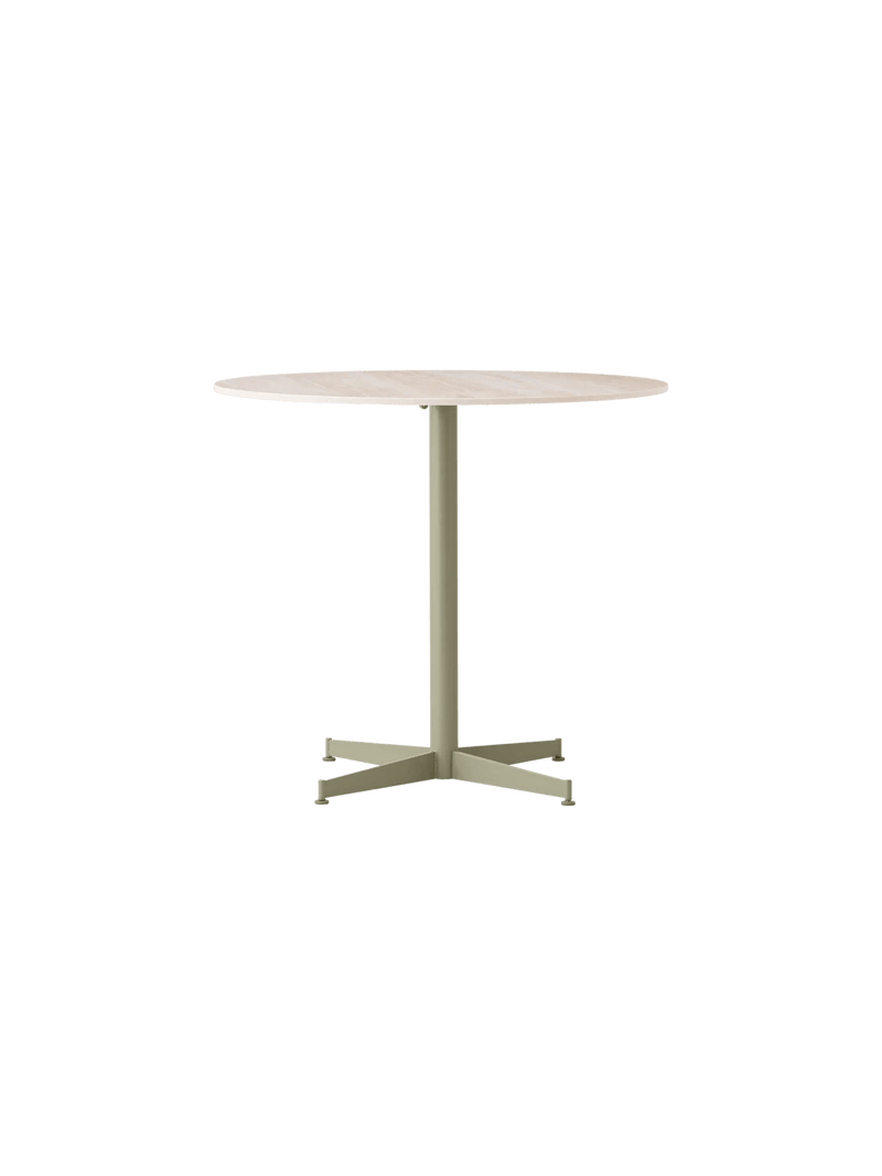 Nook Dining Table - Audo Copenhagen Tables + Desks - Ø24 in - Olive - Estremoz Marble - HORNE