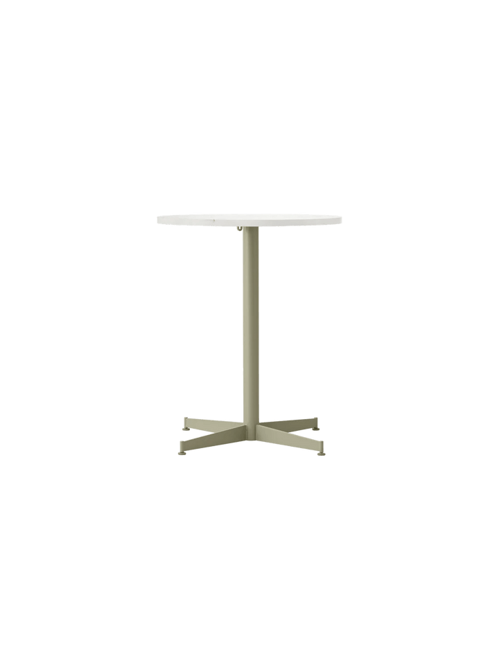 Nook Dining Table - Audo Copenhagen Tables + Desks - Ø24 in - Olive - Estremoz Marble - HORNE