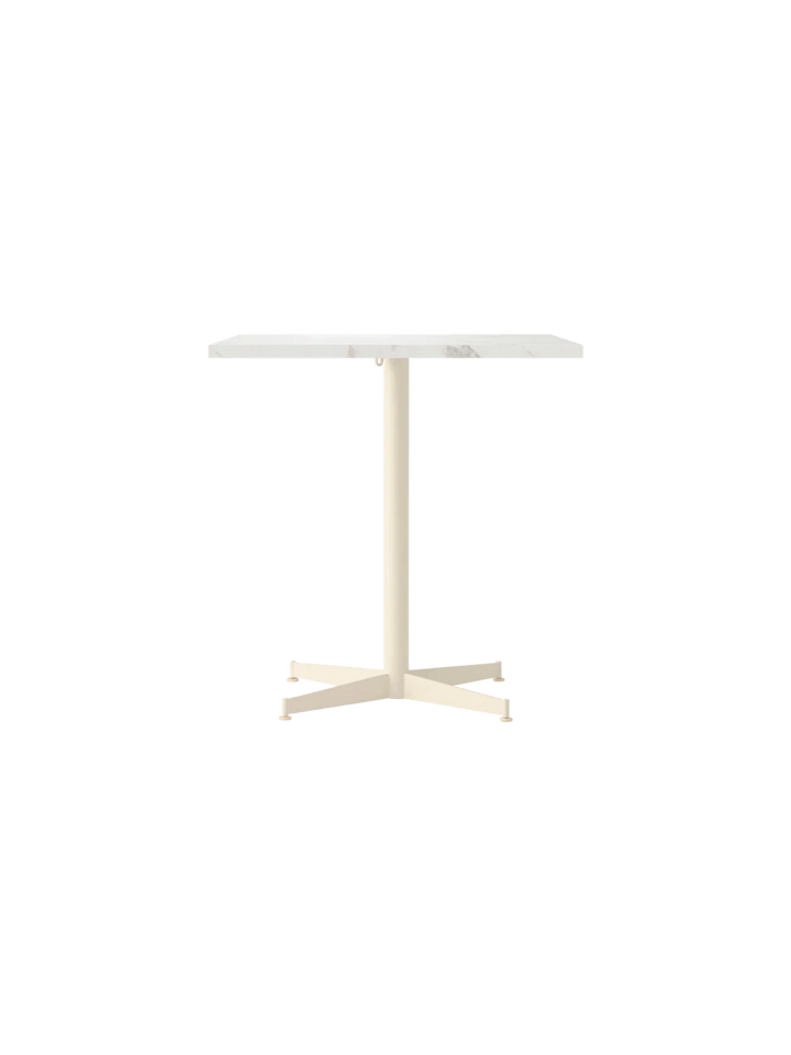 Nook Dining Table - Audo Copenhagen Tables + Desks - 28 x 24 in - Ivory - Estremoz Marble - HORNE