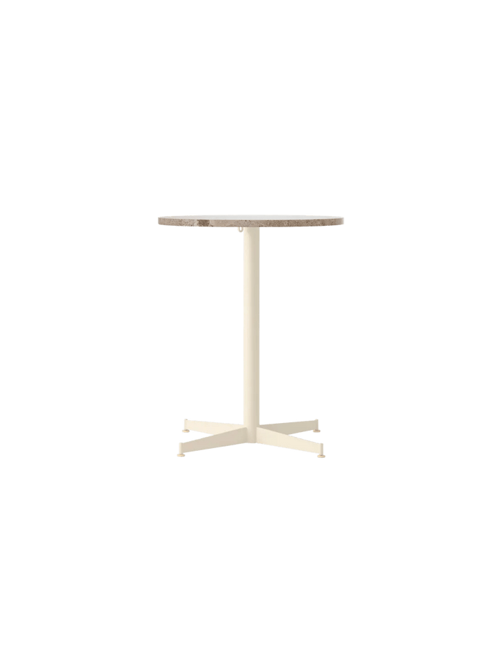 Nook Dining Table - Audo Copenhagen Tables + Desks - Ø24 in - Ivory - Kunis Breccia - HORNE