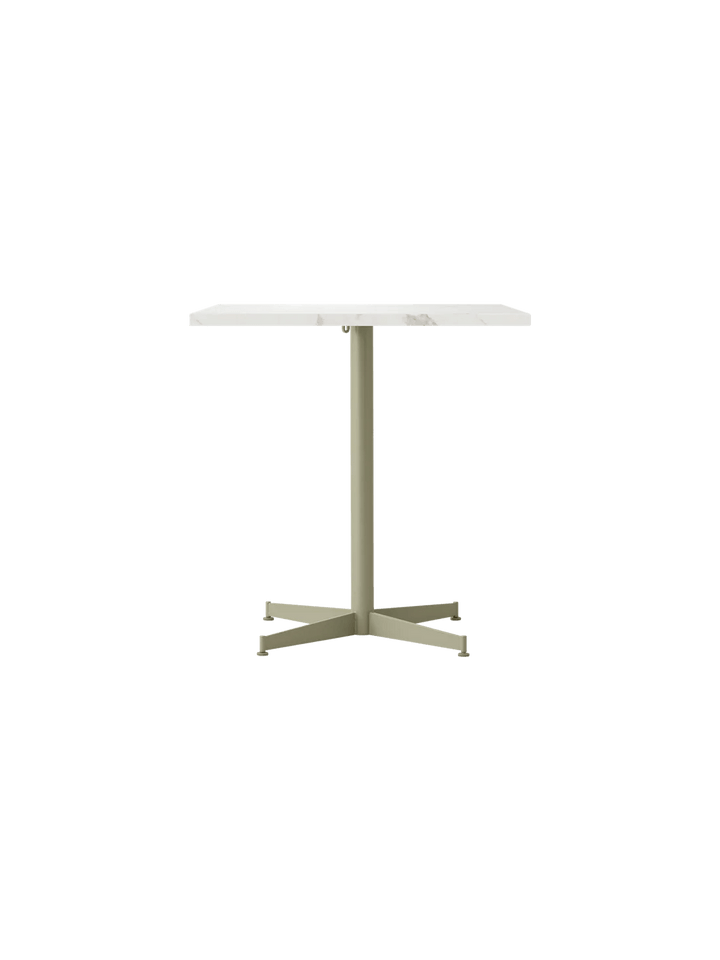 Nook Dining Table - Audo Copenhagen Tables + Desks - 28 x 24 in - Olive - Estremoz Marble - HORNE