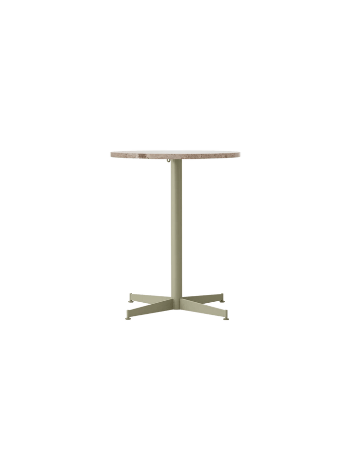 Nook Dining Table - Audo Copenhagen Tables + Desks - Ø24 in - Olive - Kunis Breccia - HORNE