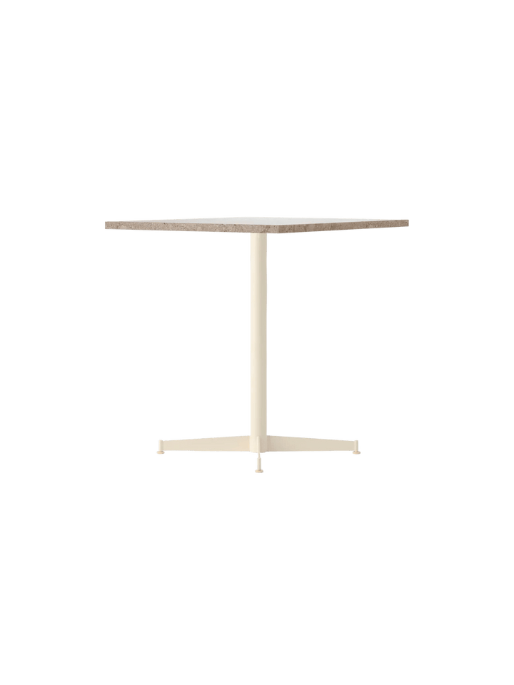 Nook Dining Table - Audo Copenhagen Tables + Desks - 28 x 24 in - Ivory - Kunis Breccia - HORNE