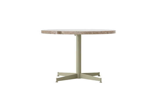 Nook Lounge Table - Audo Copenhagen Tables + Desks - Olive - Kunis Breccia - HORNE