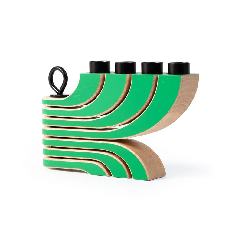 Nordic Light Foldable Candelabra - HORNE - Green - HORNE
