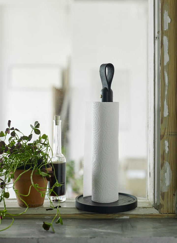 Norr Paper Towel Holder - Skagerak by Fritz Hansen - Organization + Food Storage - Black - HORNE