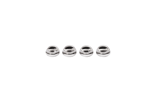 Nube Planter Feet - Set of 4 - Ferm Living Kitchen + Table Linens - Silver - HORNE