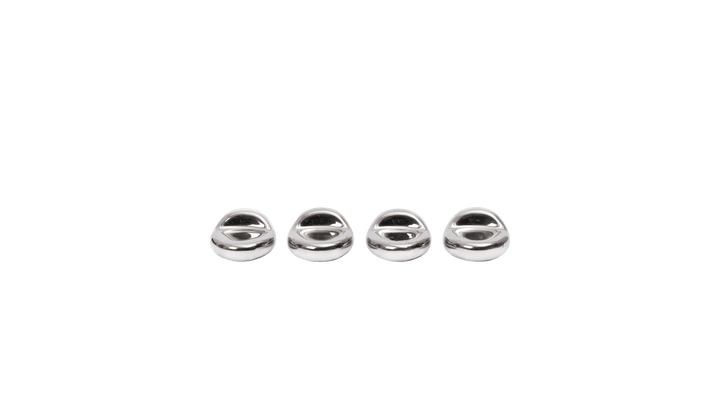 Nube Planter Feet - Set of 4 - Ferm Living Kitchen + Table Linens - Silver - HORNE