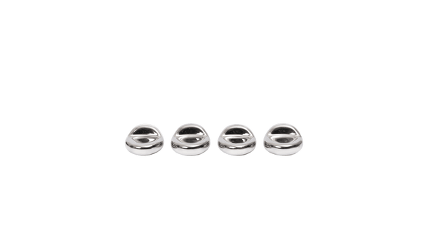 Nube Planter Feet - Set of 4 - Ferm Living Kitchen + Table Linens - Silver - HORNE