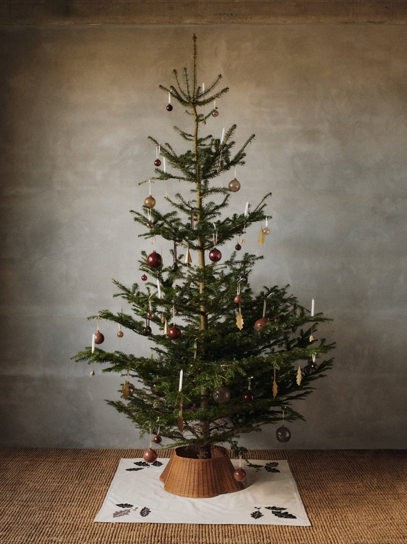 Oak Christmas Tree Blanket - Square - Ferm Living Art + Objects - HORNE