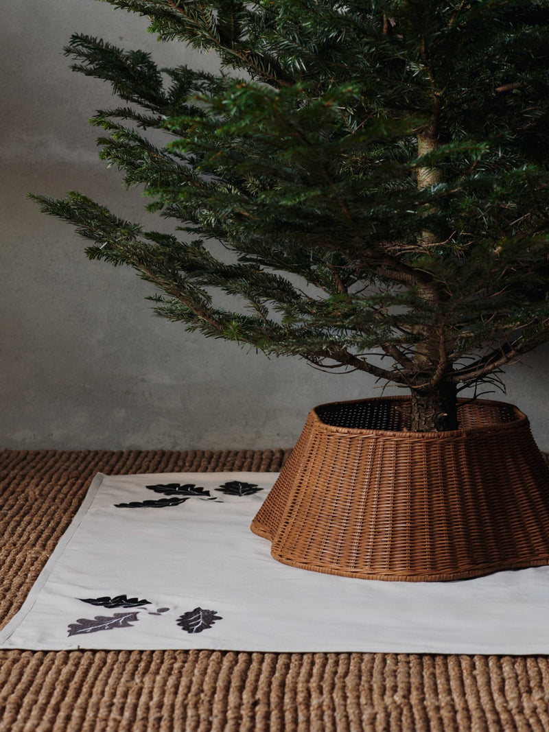 Oak Christmas Tree Blanket - Square - Ferm Living Art + Objects - HORNE