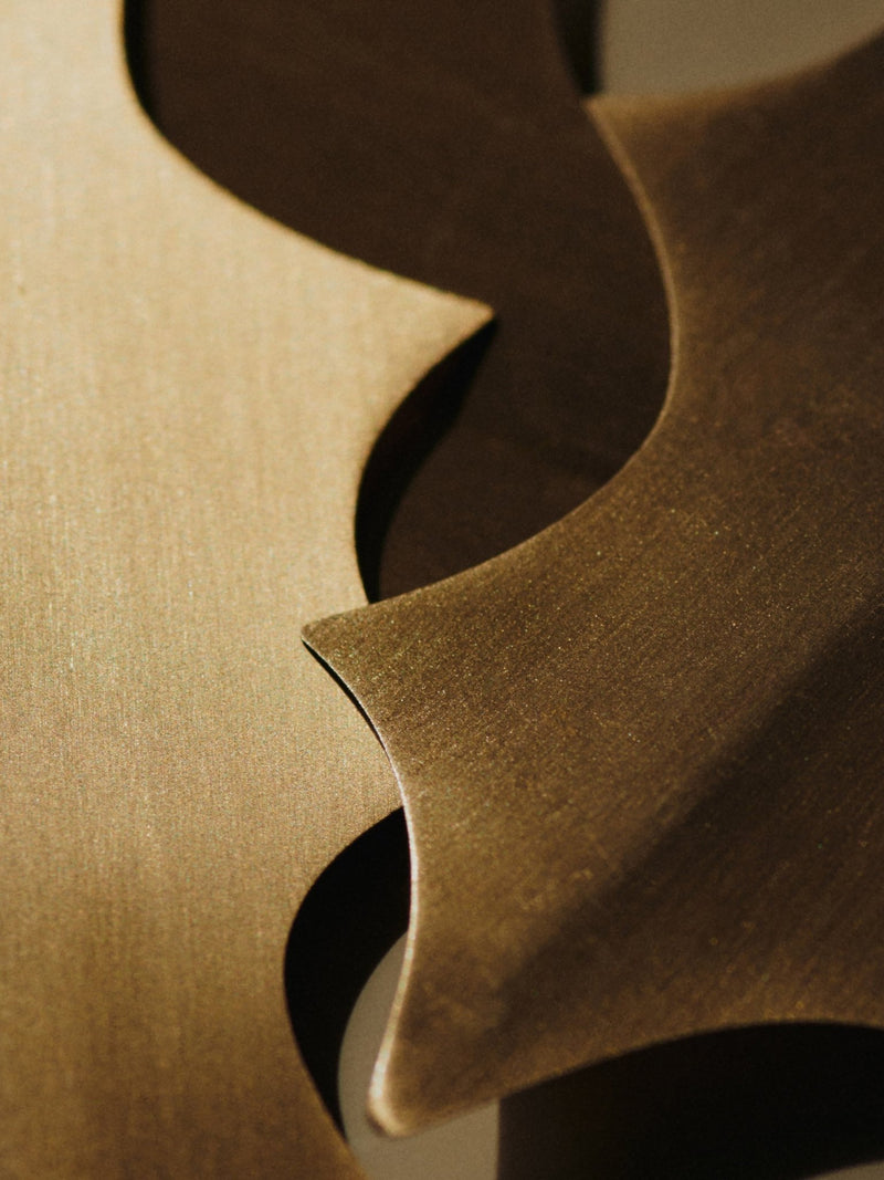 Oak Leaf Brass Ornaments - Set of 4 - Ferm Living Decor - HORNE