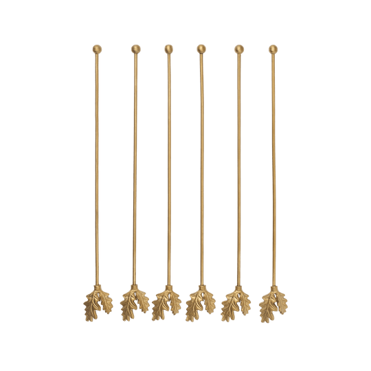 Oak Leaf Stir Sticks - Default Title - Ferm Living