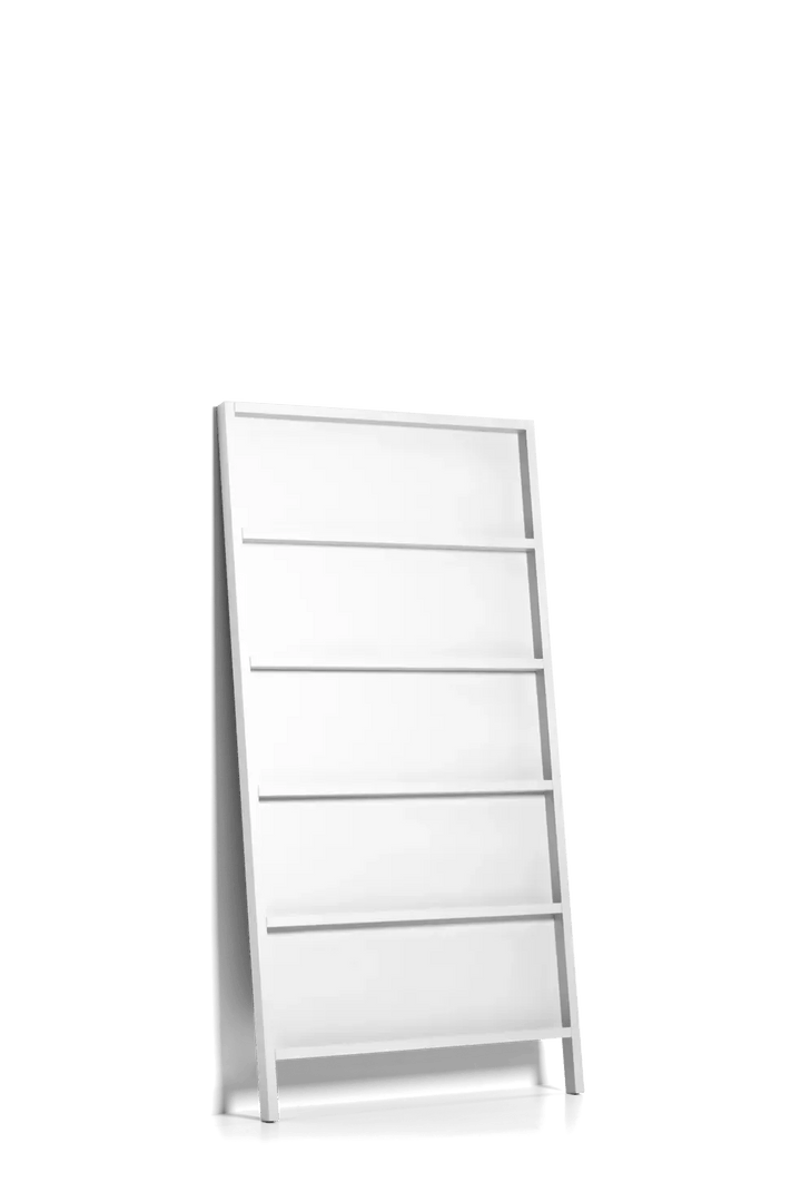 Oblique Wall Shelf - Moooi Shelving - Small - Ral 9010 (pure white) - HORNE