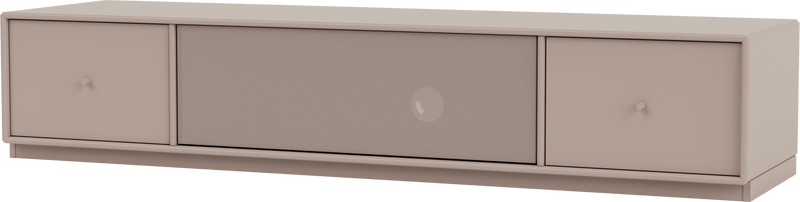 Octave II TV & Sound Bench - With Plinth Base - Montana - Sideboards + Cabinets - Anthracite - 1.2