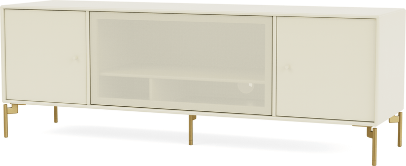 Octave III TV Table - With Legs - Montana - Sideboards + Cabinets - Anthracite - Matte Chrome - HORNE