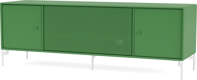 Octave III TV Table - With Legs - Montana - Sideboards + Cabinets - Anthracite - Matte Chrome - HORNE