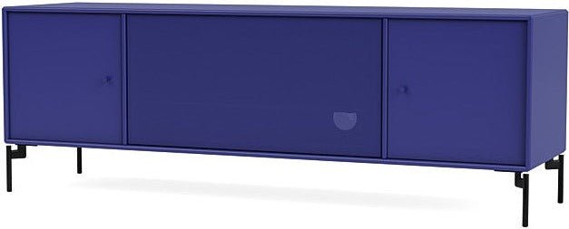Octave III TV Table - With Legs - Montana - Sideboards + Cabinets - Anthracite - Matte Chrome - HORNE