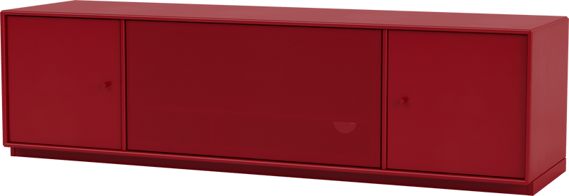 Octave III TV Table - With Plinth Base - Montana - Sideboards + Cabinets - Beetroot - 1.2