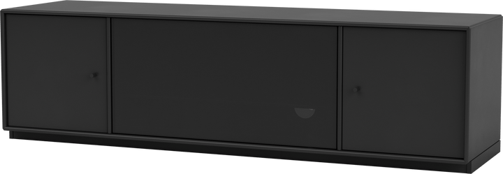 Octave III TV Table - With Plinth Base - Montana - Sideboards + Cabinets - Black - 1.2" - HORNE