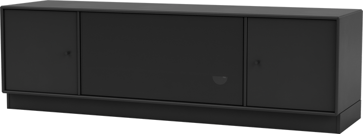 Octave III TV Table - With Plinth Base - Montana - Sideboards + Cabinets - Black - 2.7" - HORNE