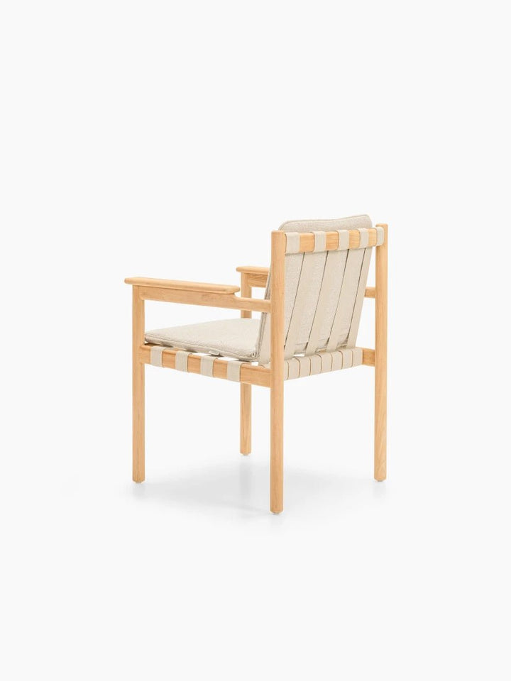 Oda Dining Chair - Vincent Sheppard Chairs - Lime White Boucle - HORNE