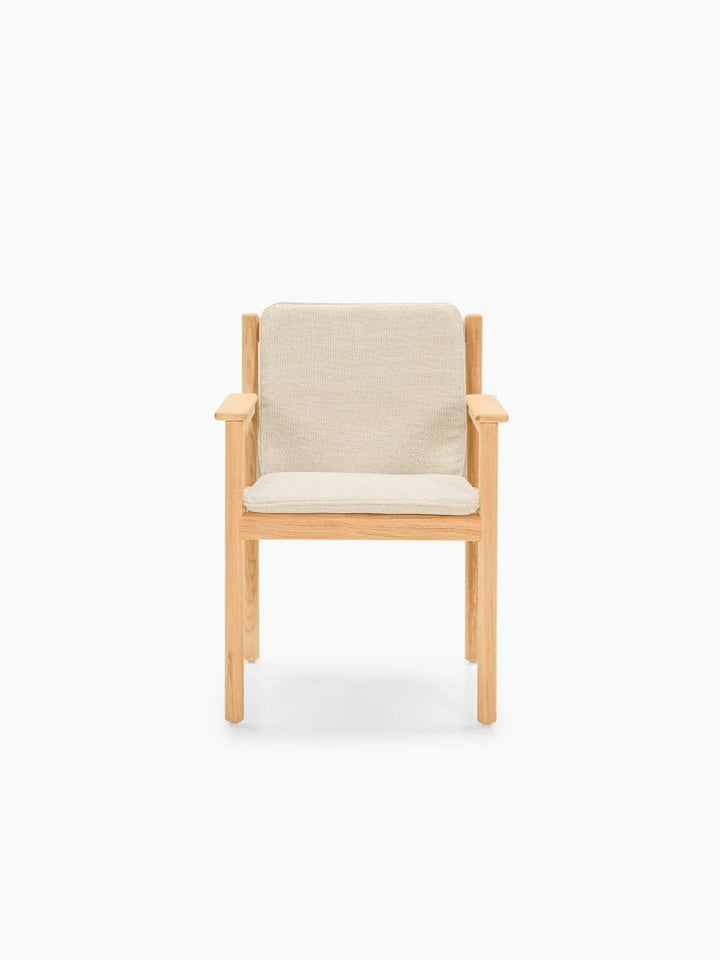 Oda Dining Chair - Vincent Sheppard Chairs - Lime White Boucle - HORNE
