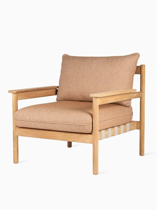 Oda Lounge Chair - Vincent Sheppard Outdoor Furniture - Sienna - HORNE